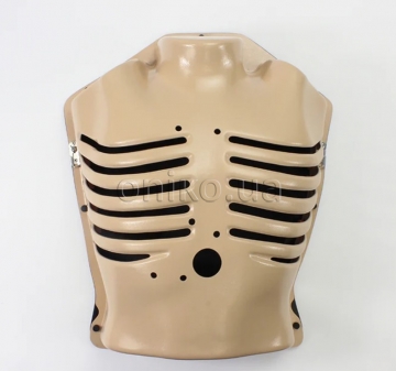 Грудна клітка з рухомими ребрами та піднятими руками