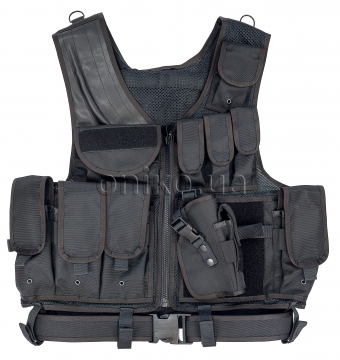 Tactical vests, belts, etc. black