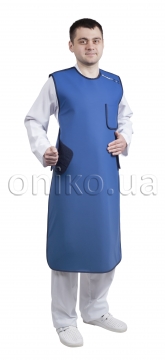 ON-RA 203 One-side surgical apron, with shoulder straps